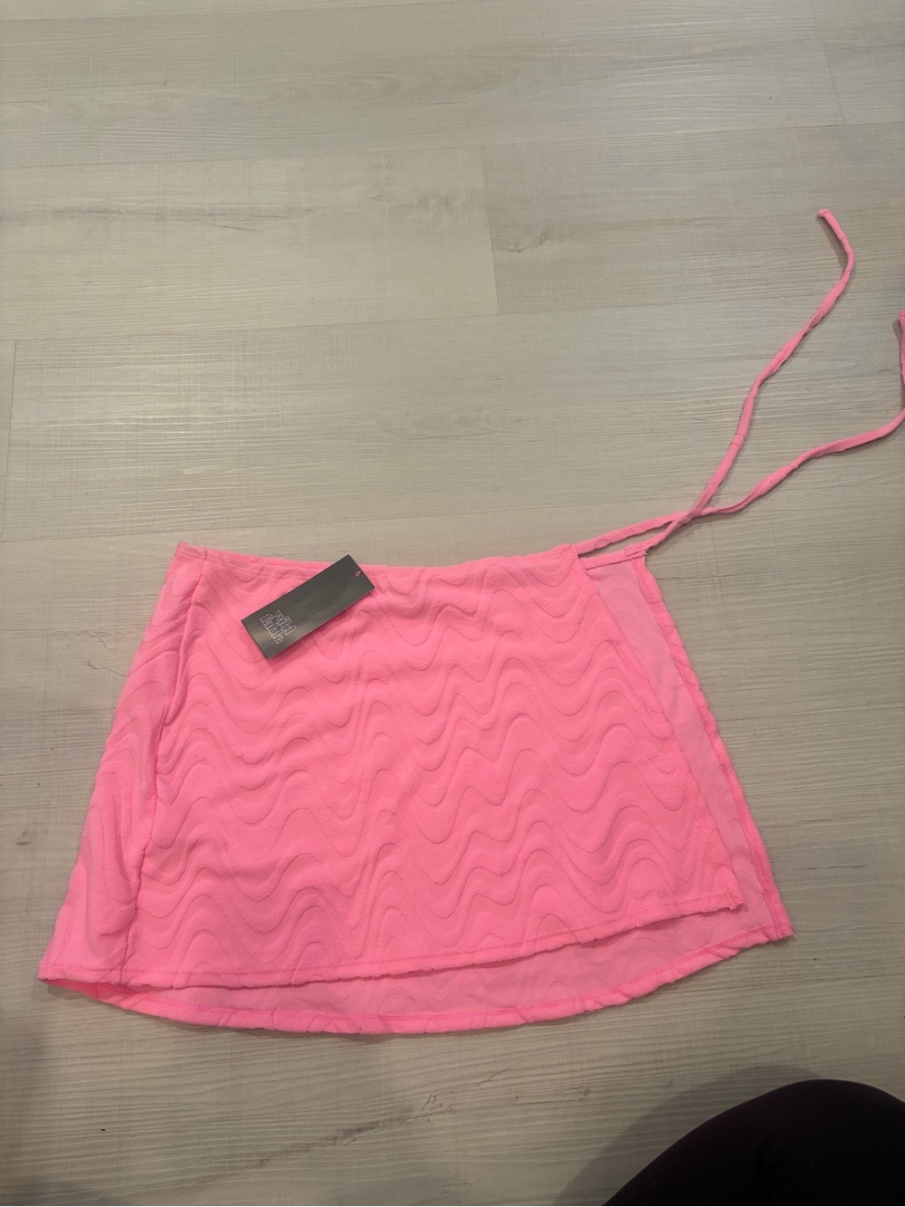 wild fable Pink Mini Skirt with Wavy Texture